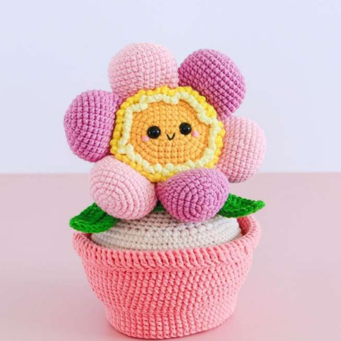 Cheek Flower β Cute & Smiling Amigurumi Crochet Pattern (PDF)