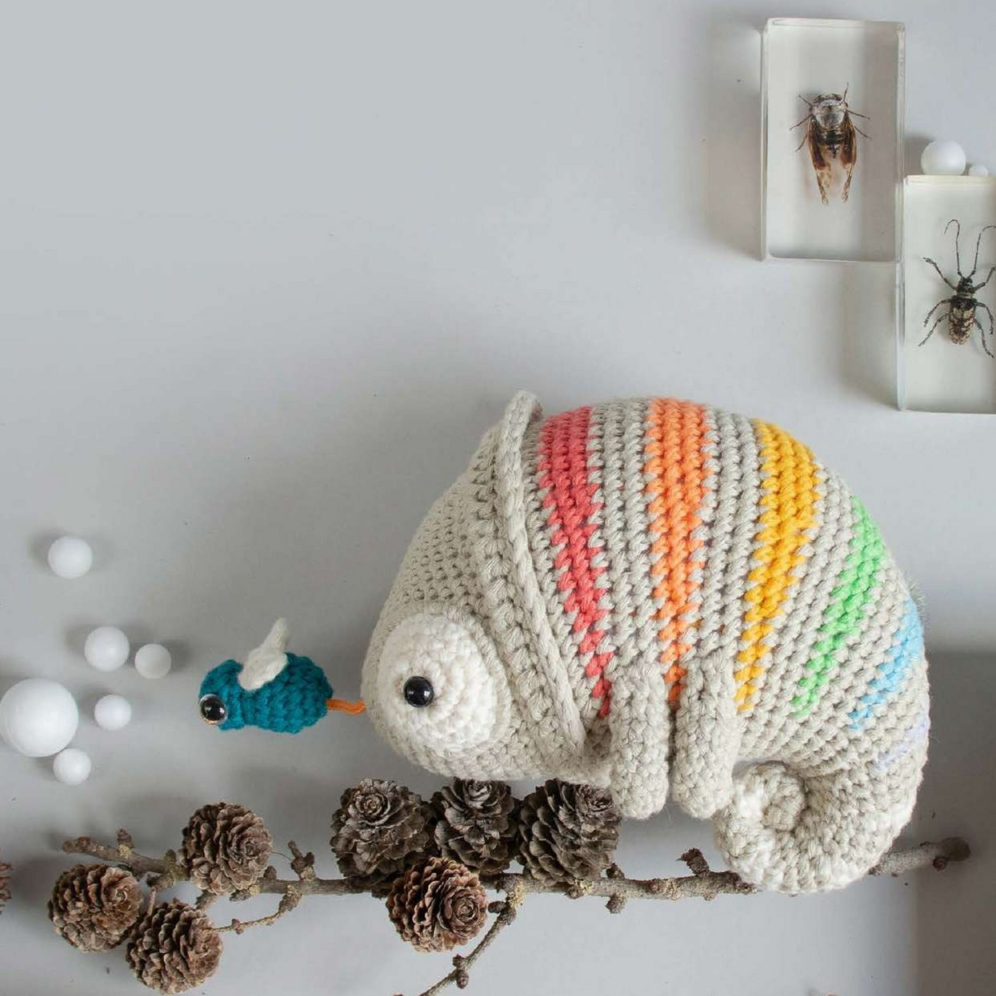 Colorful Chameleon – Cute Amigurumi Crochet Pattern (PDF)