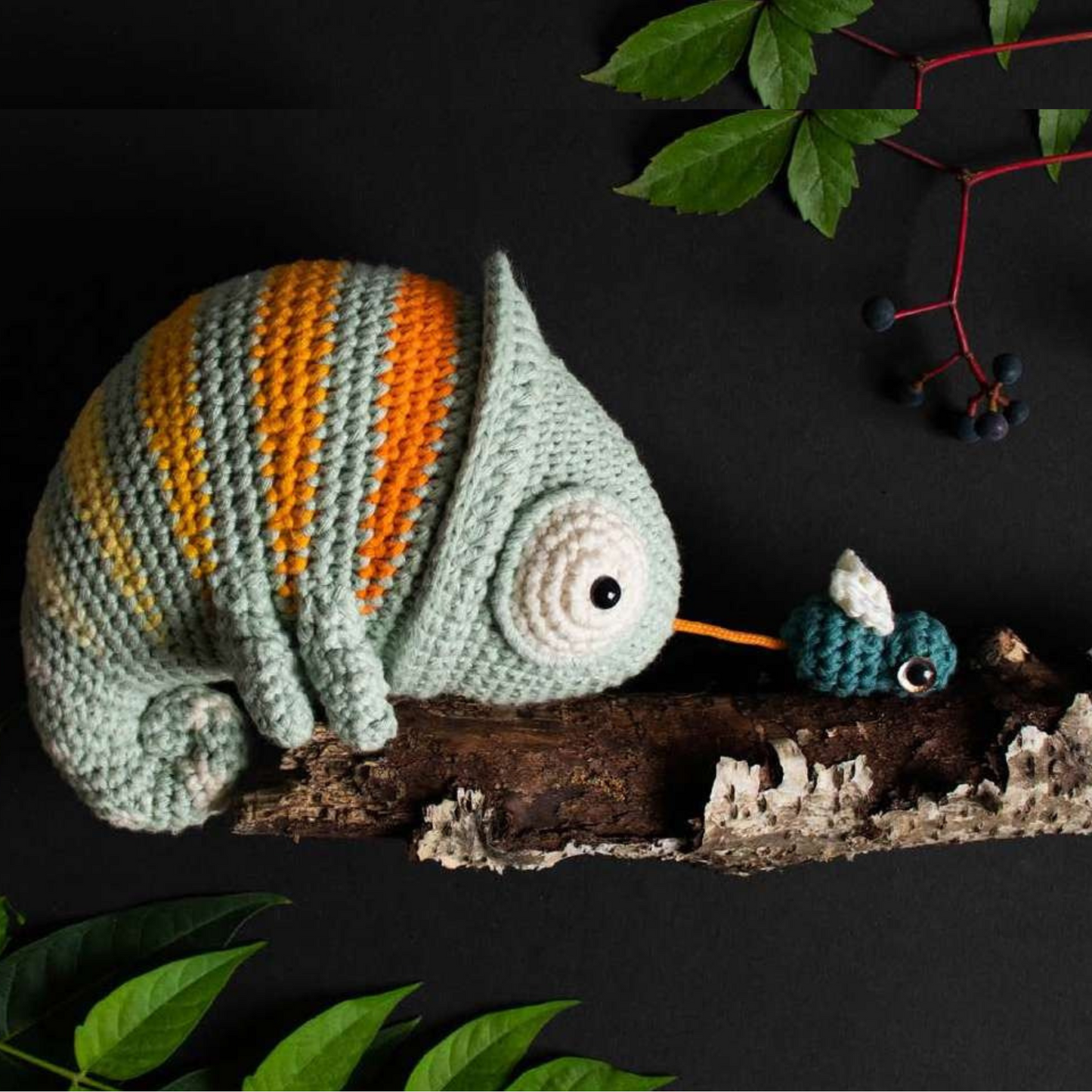Colorful Chameleon – Cute Amigurumi Crochet Pattern (PDF)