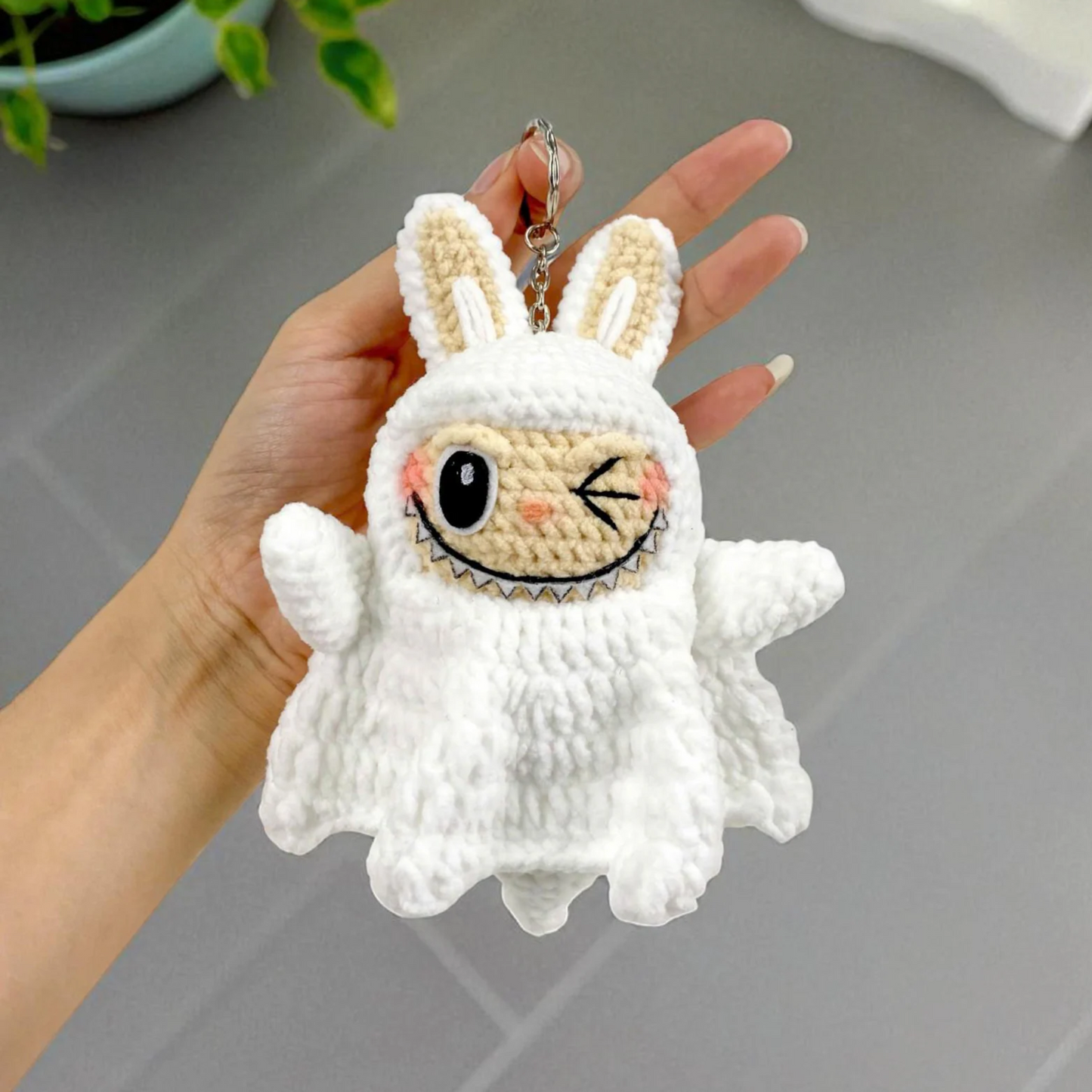 Halloween Smiling Bunny CROCHET PATTERN!