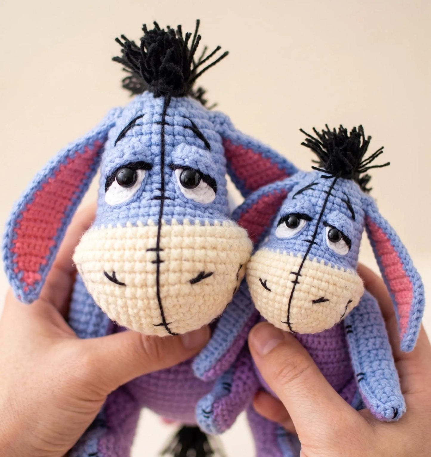 Eeyore Inspired Amigurumi Crochet Pattern - Digital PDF Tutorial