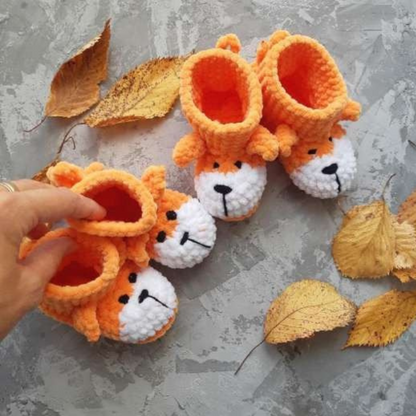 Crochet Pattern for Baby Booties – Adorable Animal Designs