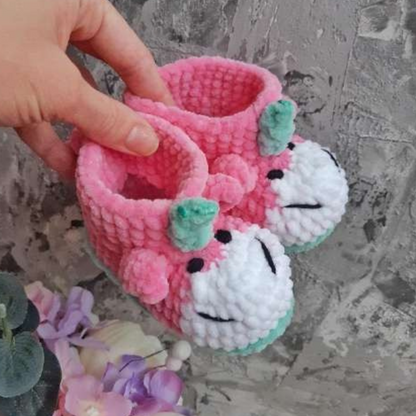Crochet Pattern for Baby Booties – Adorable Animal Designs