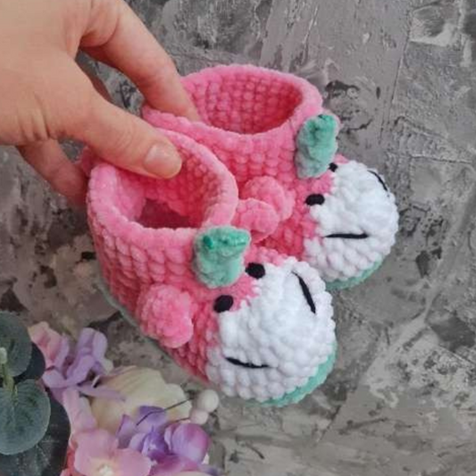 Crochet Pattern for Baby Booties – Adorable Animal Designs