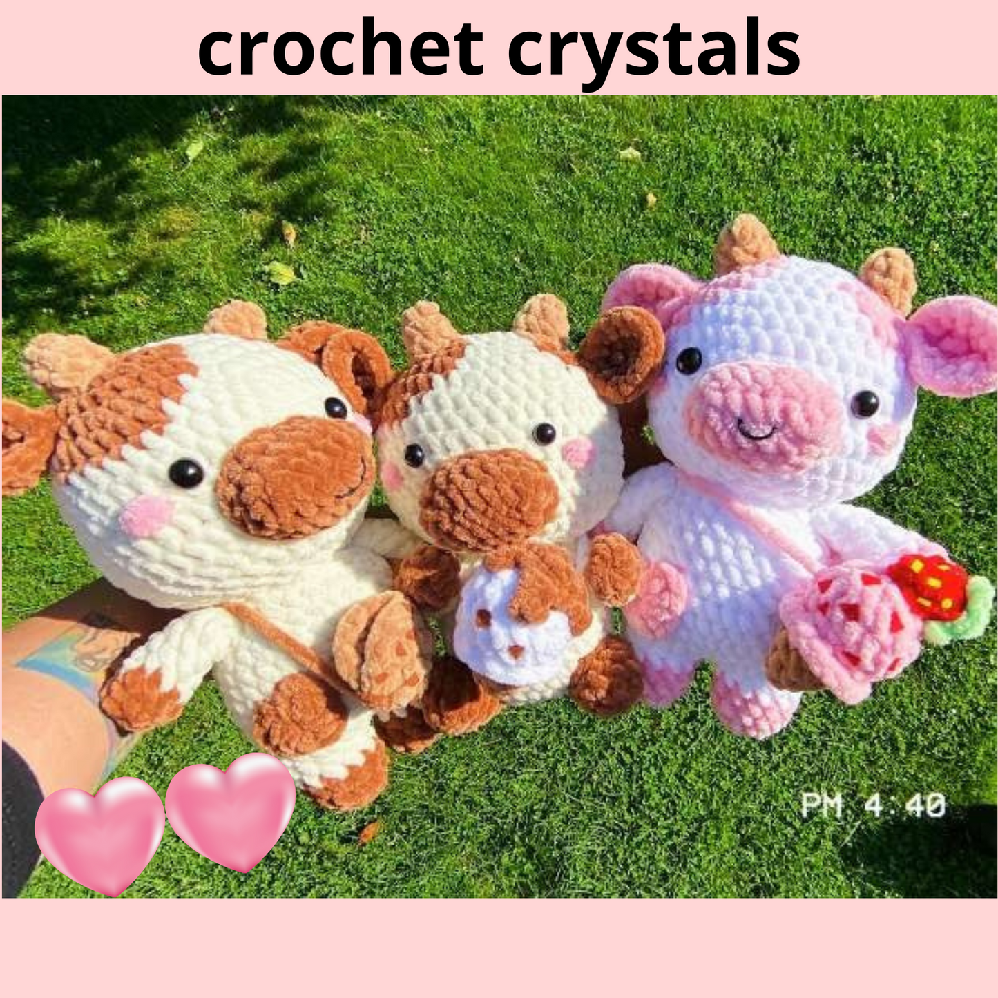 Chubby Milk Cow – Cute Amigurumi Crochet Pattern (PDF)