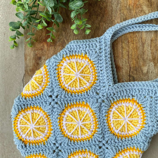 Citrus Tote Bag – Fresh & Fun Crochet Pattern (PDF)