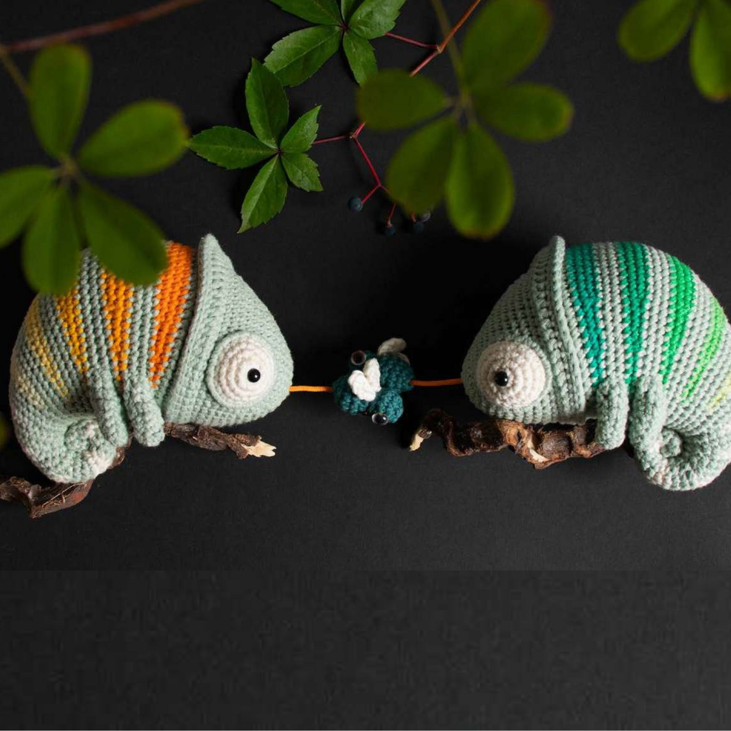 Colorful Chameleon – Cute Amigurumi Crochet Pattern (PDF)