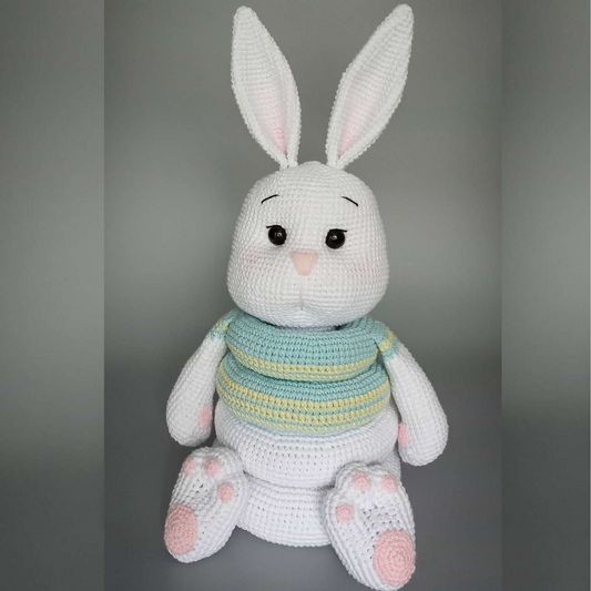 Bunny Stacking Toy – Cute Amigurumi Crochet Pattern (PDF)🐰