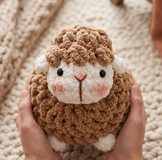 Cozy Sheep Amigurumi Crochet Pattern - Digital PDF Tutorial