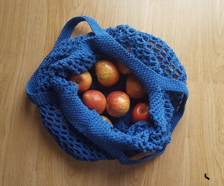 Eco-Friendly Crochet Mesh Market Bag Pattern - Digital PDF Tutorial