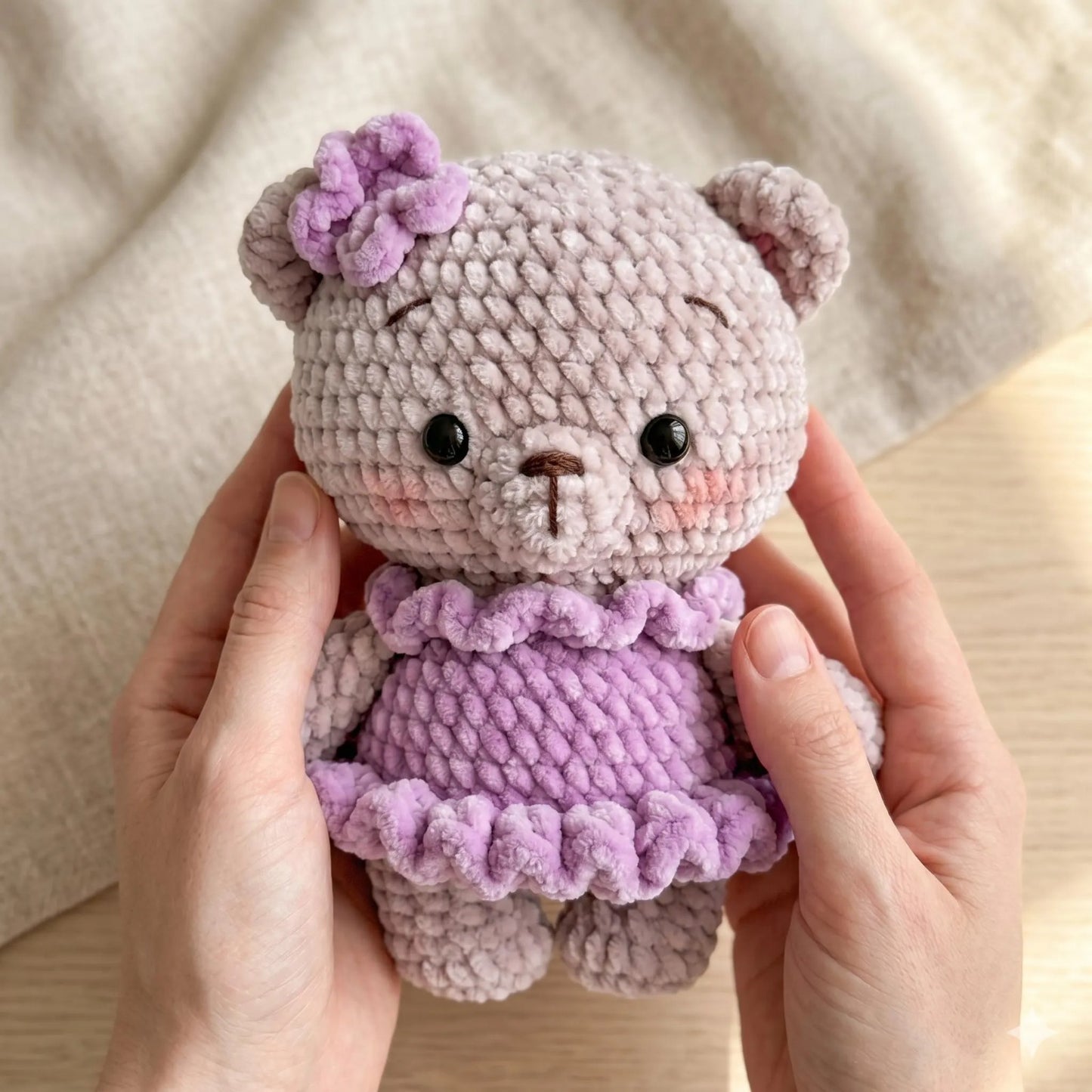 Sweet Teddy Bear Amigurumi Crochet Pattern - Digital PDF Tutorial