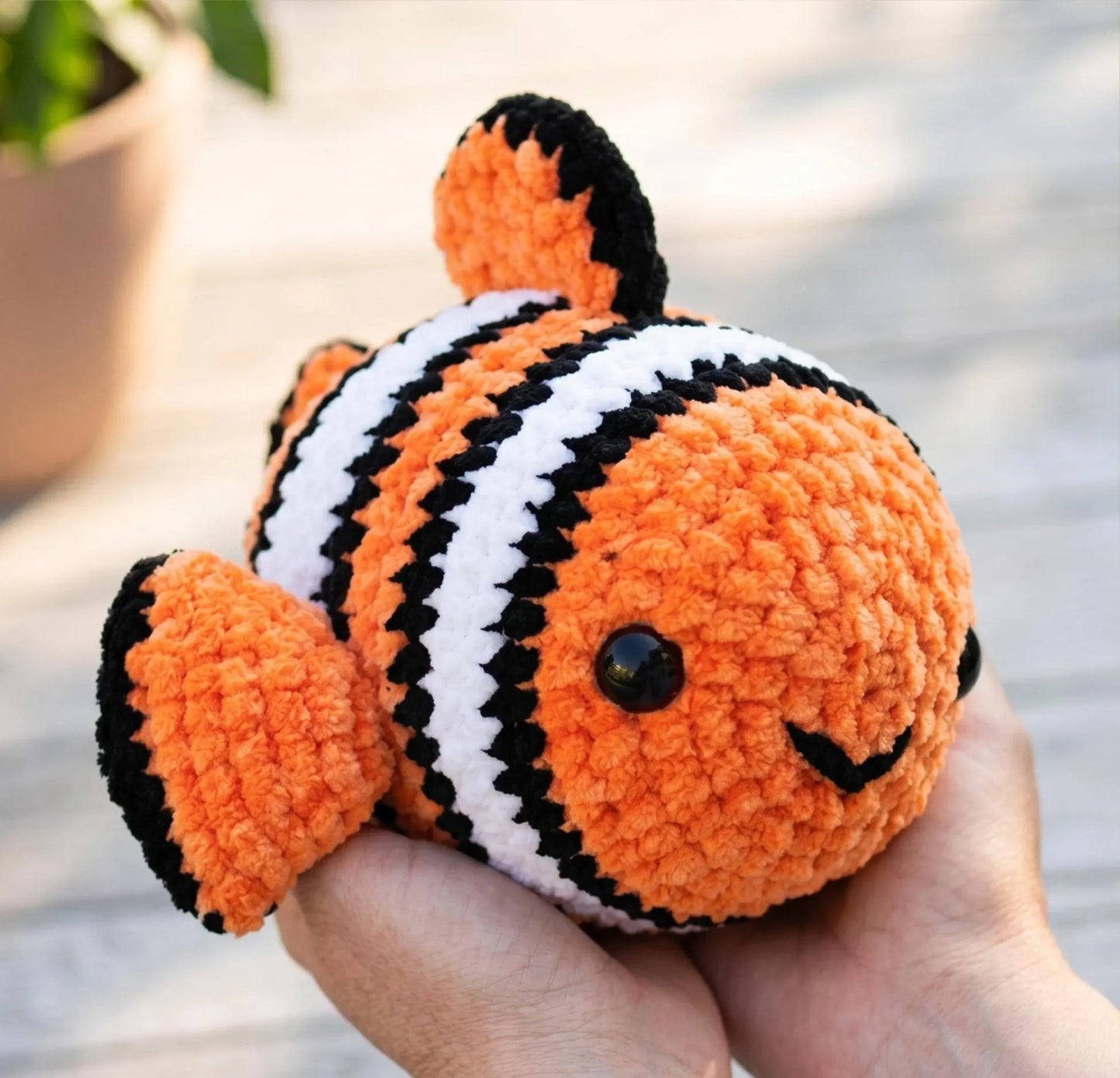 Clownfish Amigurumi Crochet Pattern - Digital PDF Tutorial