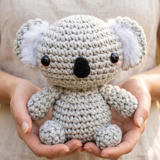 Adorable Koala Amigurumi Crochet Pattern - Digital PDF Tutorial