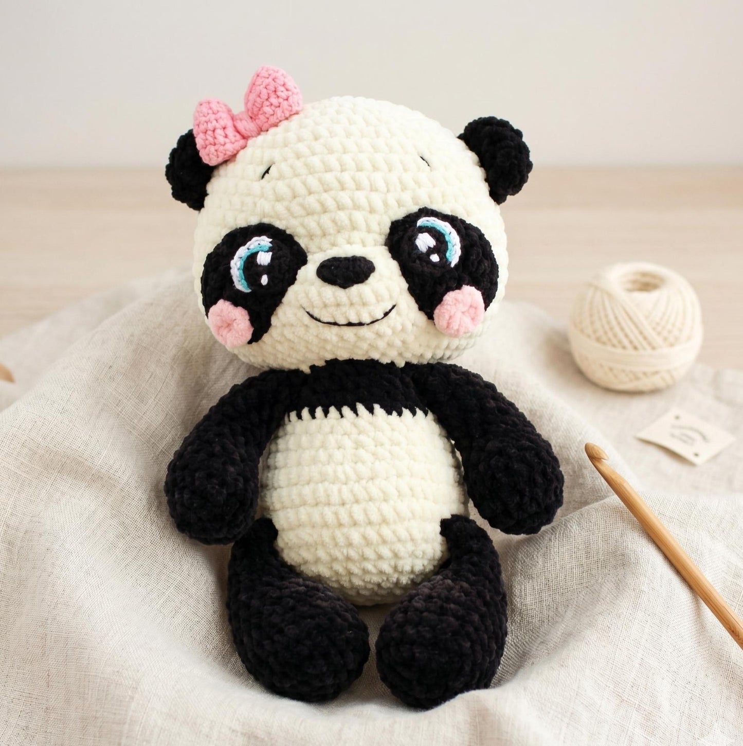 Sweet Panda Amigurumi Crochet Pattern - Digital PDF Tutorial
