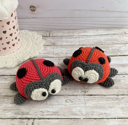 Lucky Ladybug Amigurumi Crochet Pattern - Free Digital PDF Tutorial